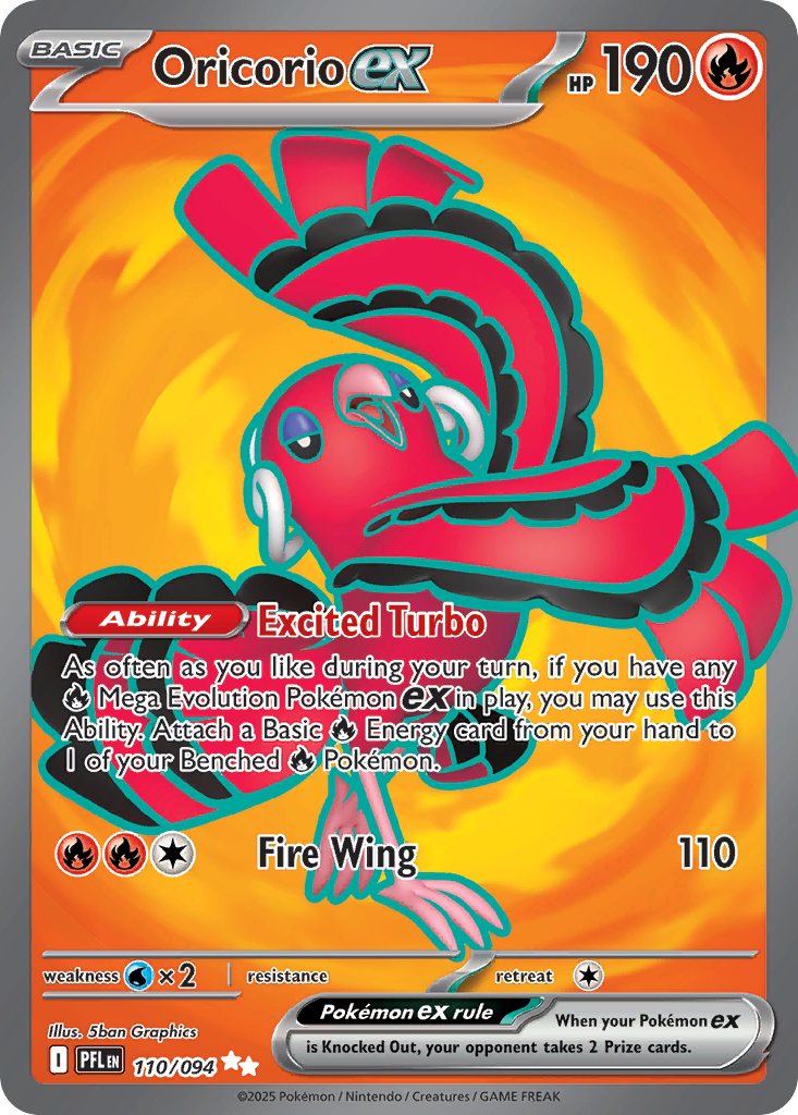 Oricorio ex - Phantasmal Flames SET-110