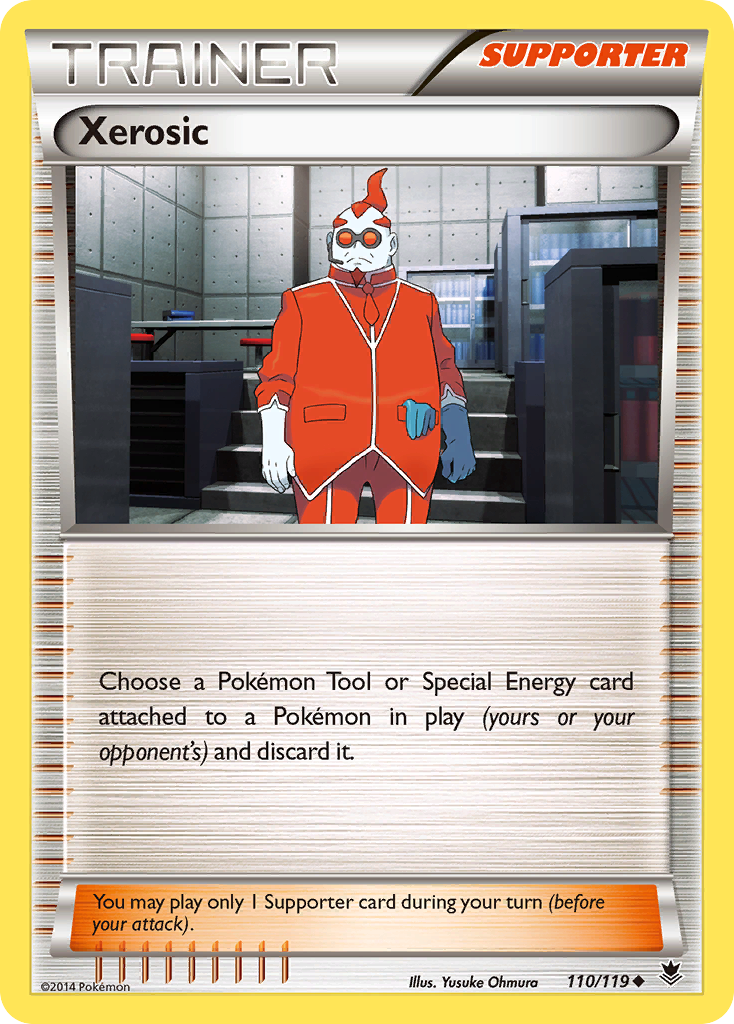 Xerosic (Phantom Forces SET) (Trainer) (Supporter) (Uncommon) (PKM Phantom Forces SET-14)