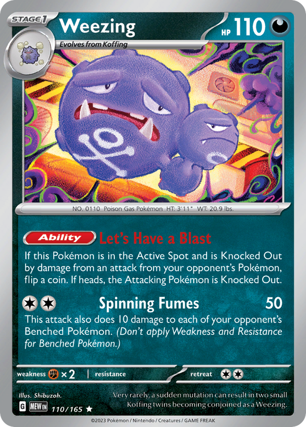 Weezing - 151 SET-110