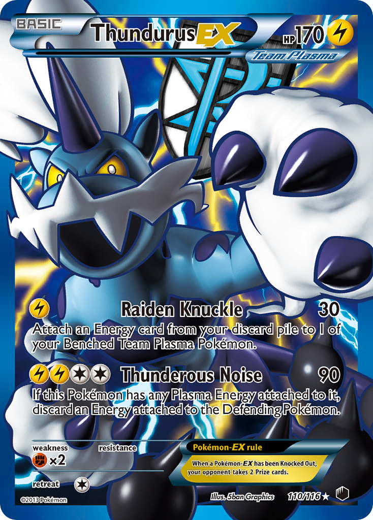 Thundurus-EX - Plasma Freeze SET-110