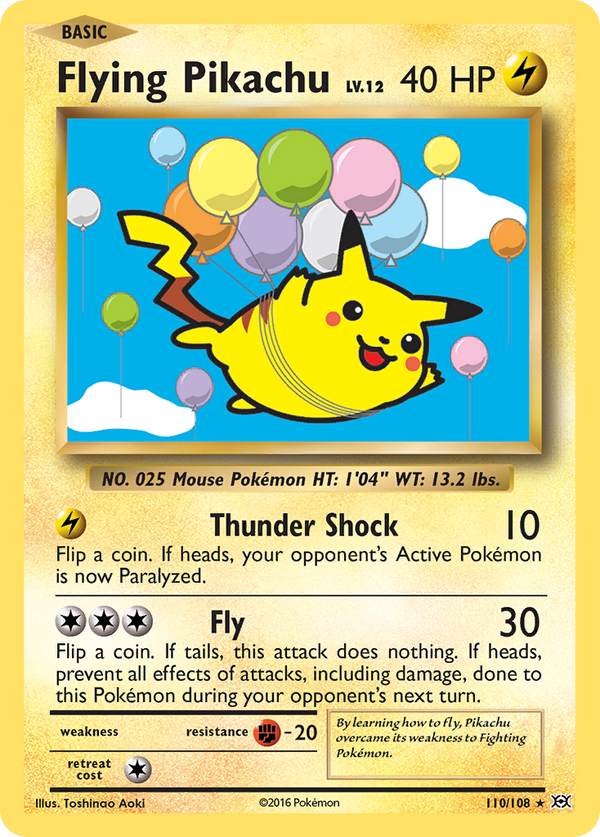 Flying Pikachu - Evolutions SET-110