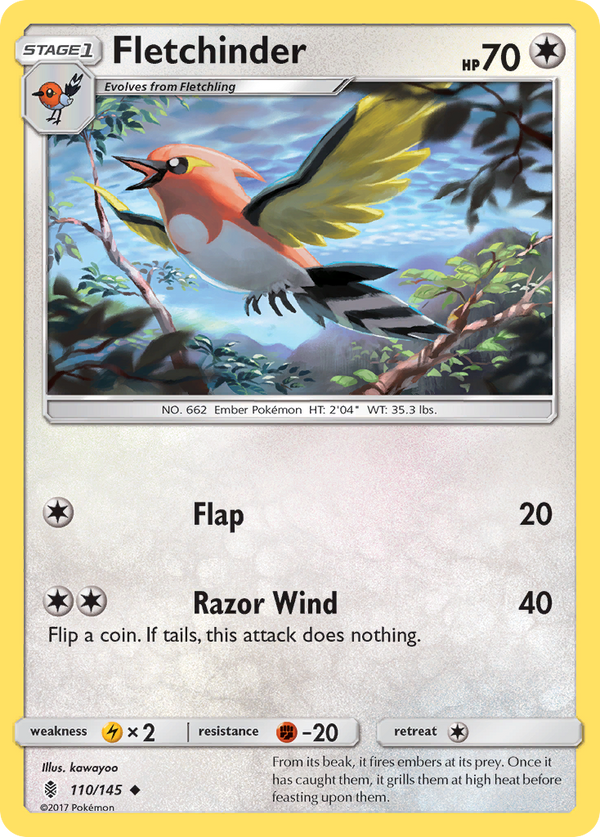 Fletchinder - Guardians Rising SET-110
