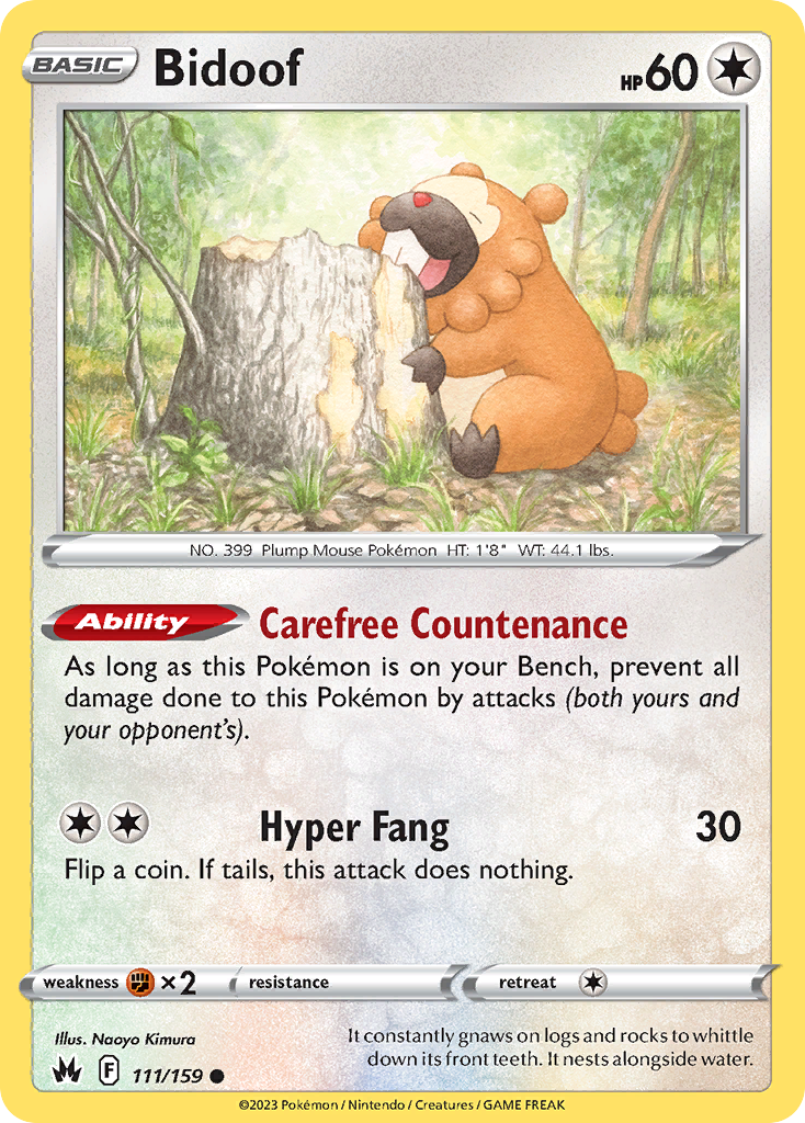 Bidoof - Crown Zenith SET-111