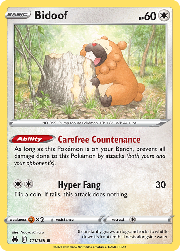 Bidoof - Crown Zenith SET-111