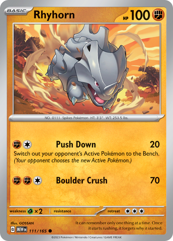Rhyhorn - 151 SET-111