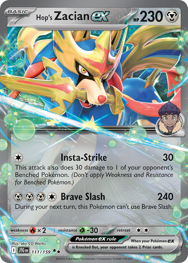 Hop's Zacian EX - Journey Together SET-111