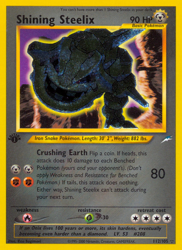 Shining Steelix - Neo Destiny SET-112