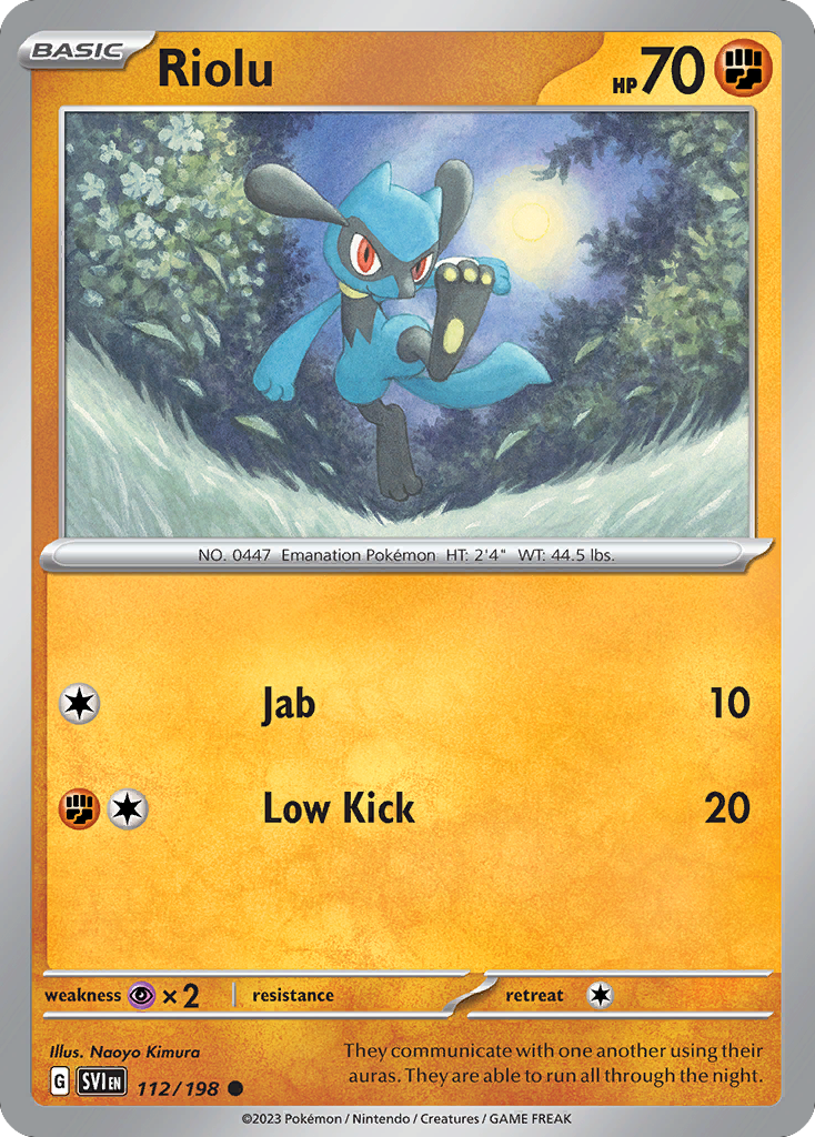 Riolu - Scarlet & Violet SET-112