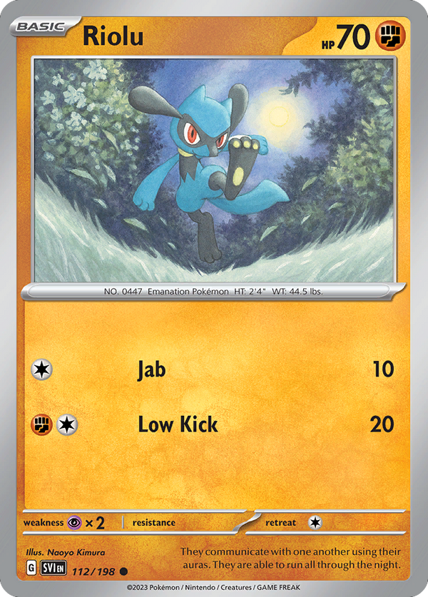 Riolu - Scarlet & Violet SET-112