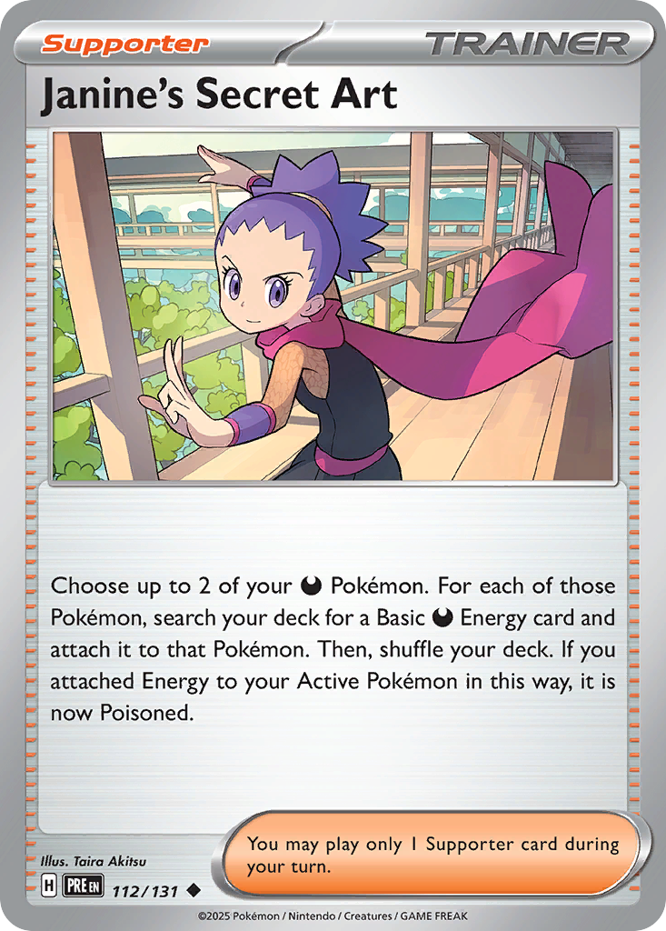 Janine's Secret Art - Prismatic Evolutions SET-112