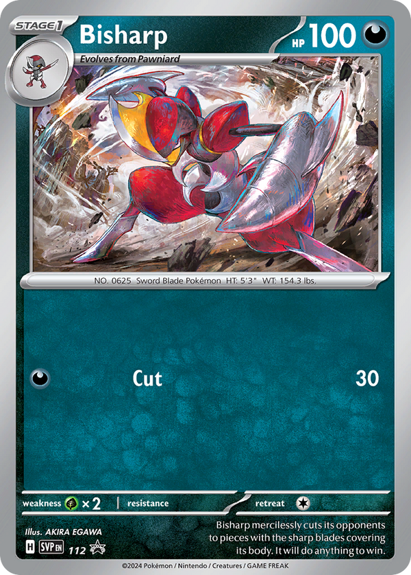 Bisharp - Scarlet & Violet Black Star Promos SET-112