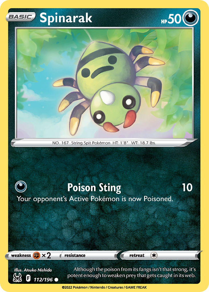 Spinarak - Lost Origin SET-112
