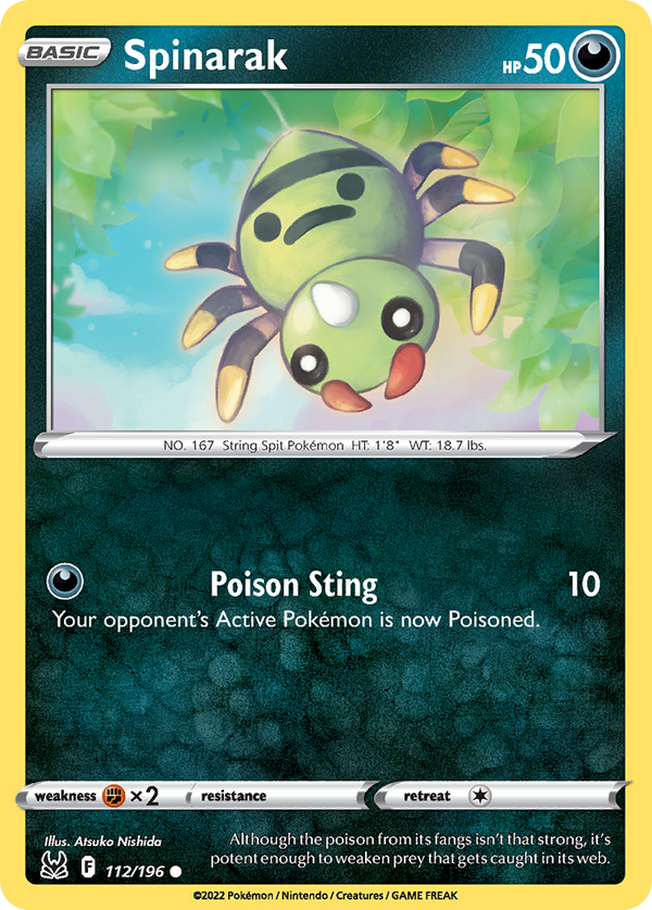 Spinarak - Lost Origin SET-112