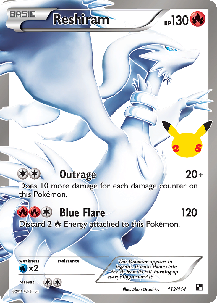 Reshiram - Celebrations: Classic Collection SET-113_A