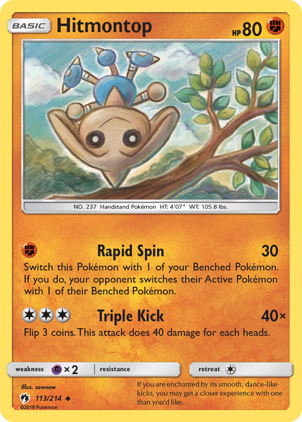Hitmontop - Lost Thunder SET-113