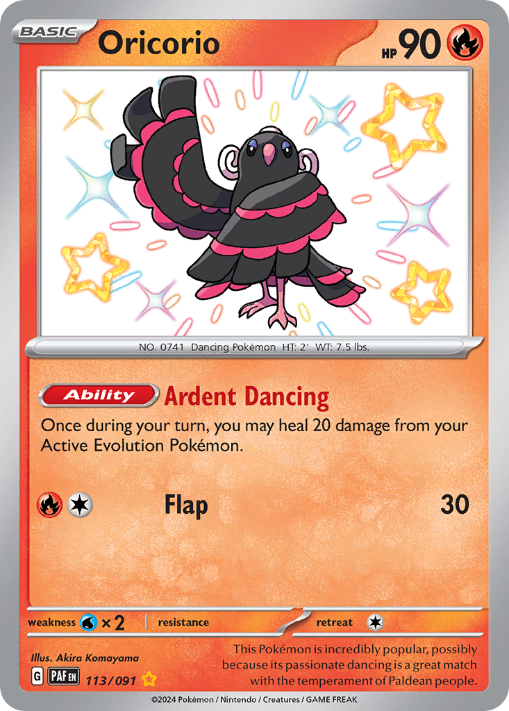 Oricorio - Paldean Fates SET-113