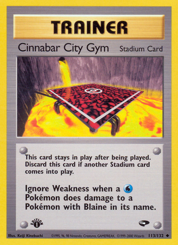 Cinnabar City Gym - Gym Challenge SET-113