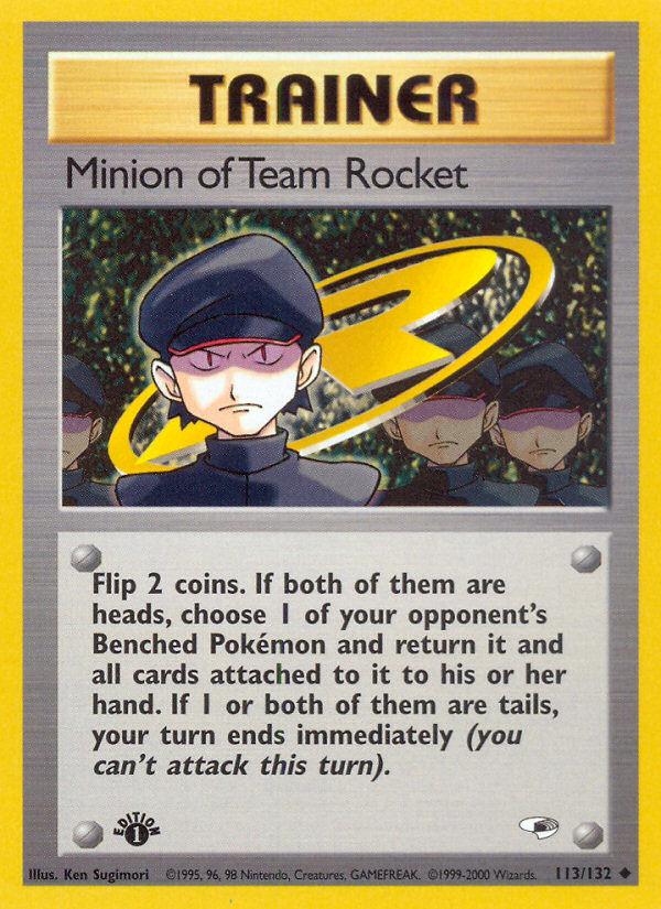 Minion of Team Rocket - Gym Heroes SET-113
