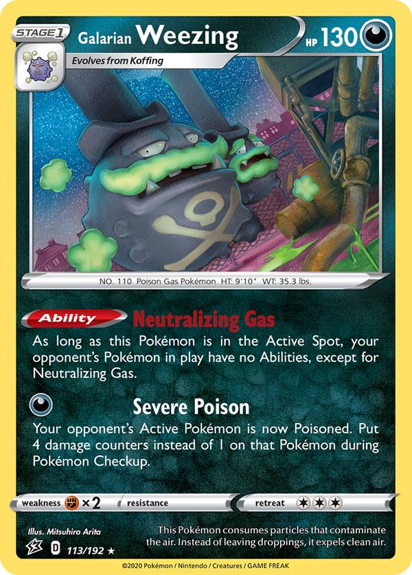 Galarian Weezing - Rebel Clash SET-113
