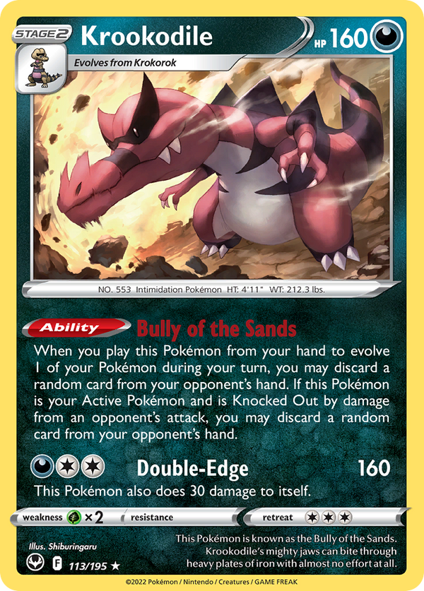 Krookodile - Silver Tempest SET-113