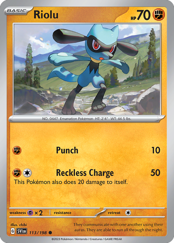 Riolu - Scarlet & Violet SET-113