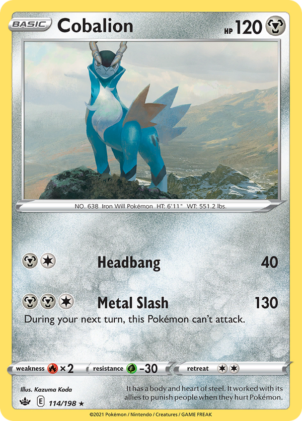 Cobalion - Chilling Reign SET-114