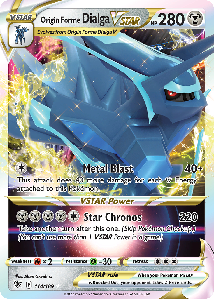 Origin Forme Dialga VSTAR - Astral Radiance SET-114