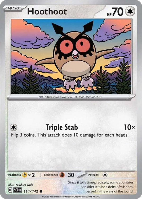 Hoothoot - Stellar Crown SET-114