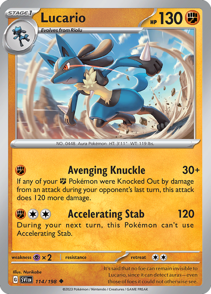 Lucario - Scarlet & Violet SET-114