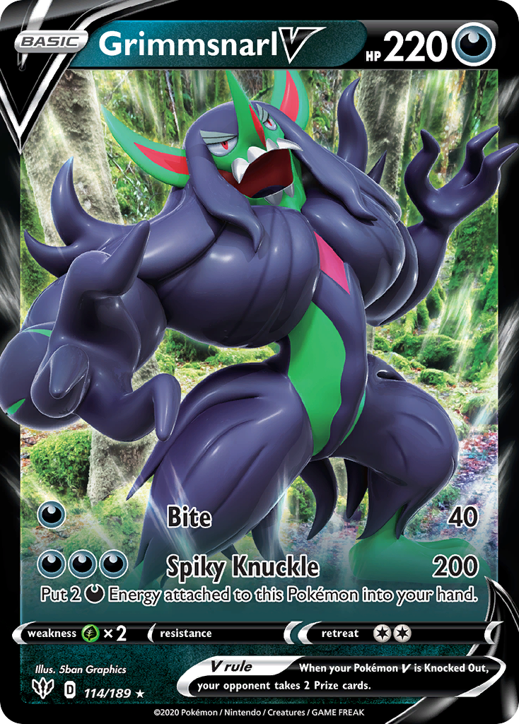 Grimmsnarl V - Darkness Ablaze SET-114