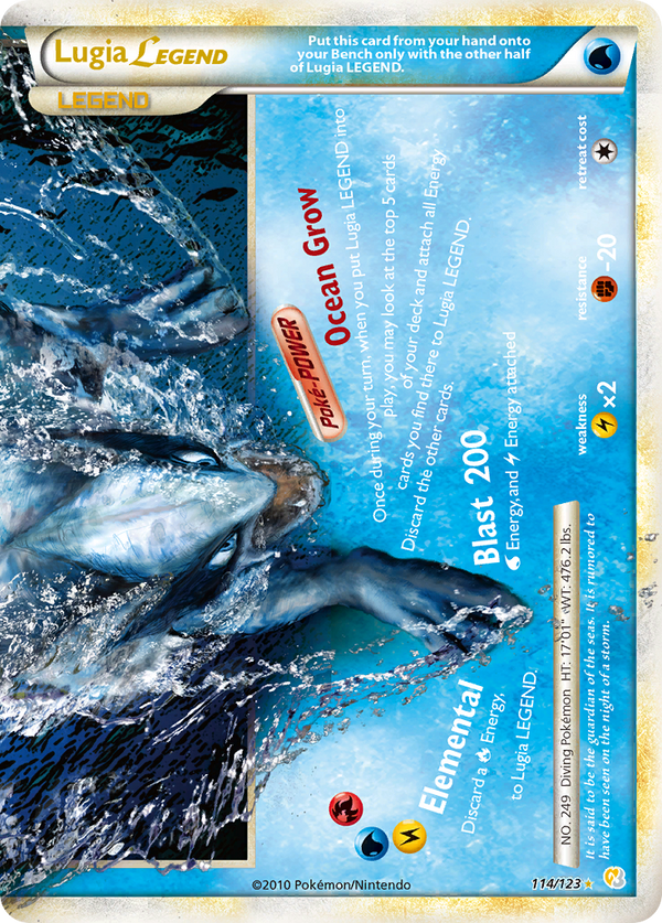 Lugia LEGEND - HeartGold & SoulSilver SET-114