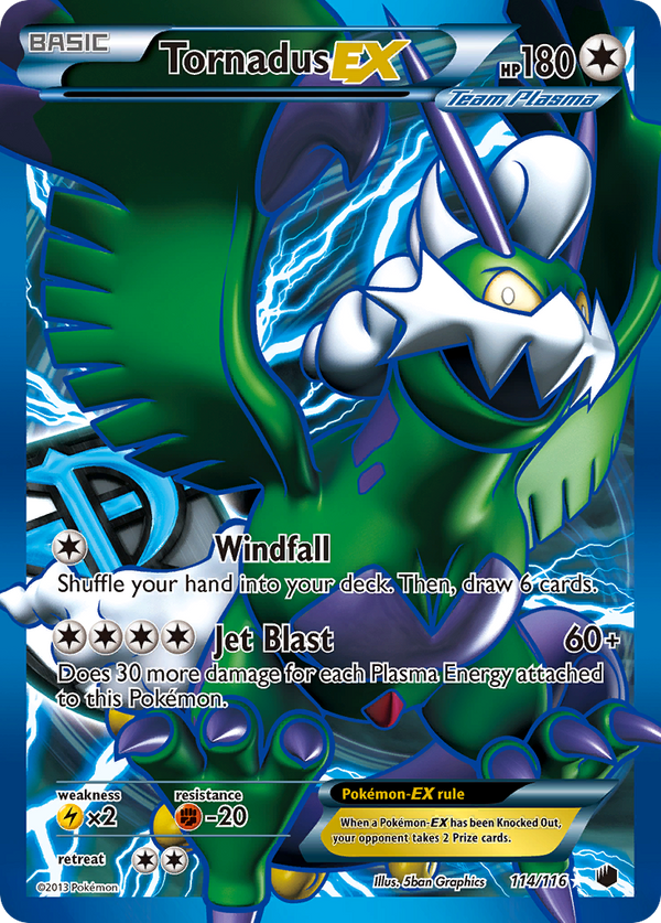 Tornadus-EX - Plasma Freeze SET-114