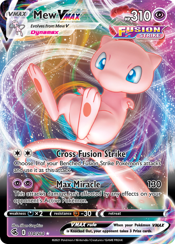 Mew VMAX - Fusion Strike SET-114
