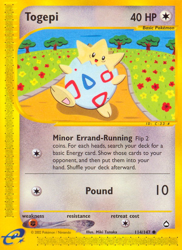 Togepi - Aquapolis SET-114