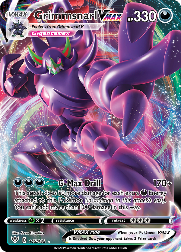 Grimmsnarl VMAX - Darkness Ablaze SET-115