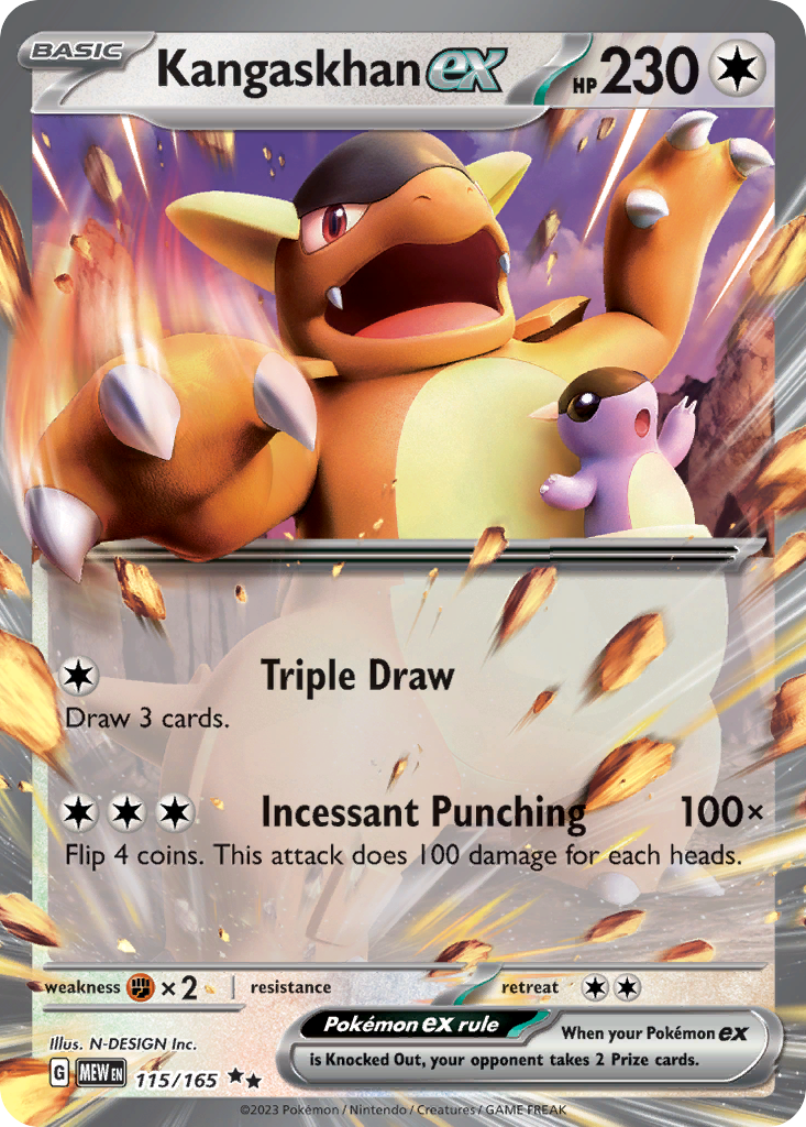 Kangaskhan EX - 151 SET-115