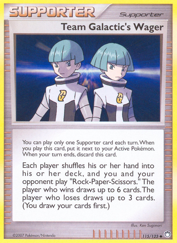 Team Galactic's Wager - Mysterious Treasures SET-115