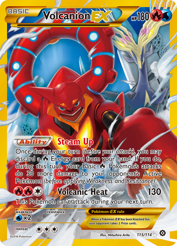 Volcanion-EX - Steam Siege SET-115