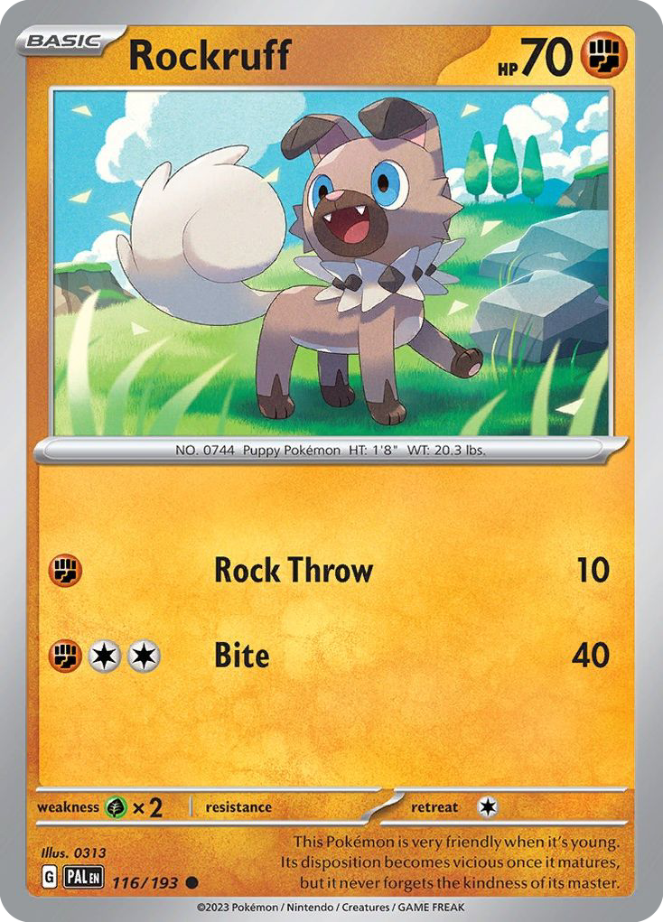 Rockruff - Paldea Evolved SET-116