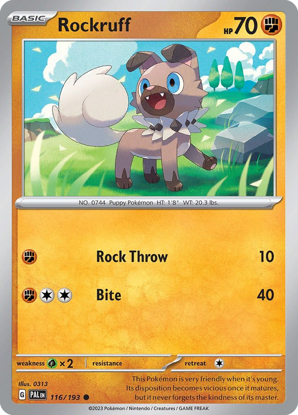 Rockruff - Paldea Evolved SET-116