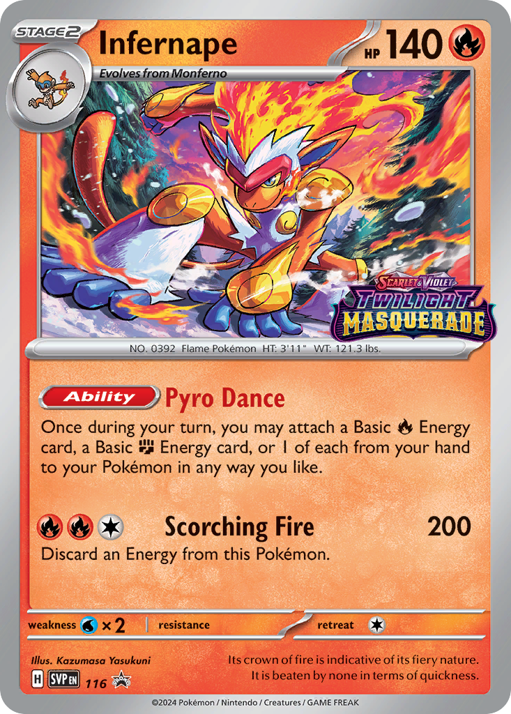Infernape - Scarlet & Violet Black Star Promos SET-116