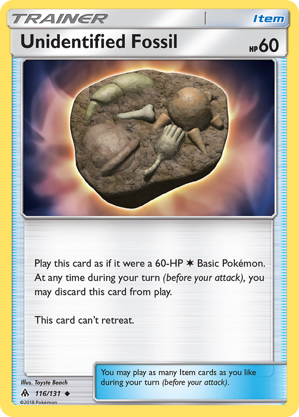 Unidentified Fossil - Forbidden Light SET-116