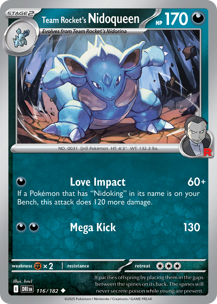 Team Rocket's Nidoqueen - Destined Rivals SET-116