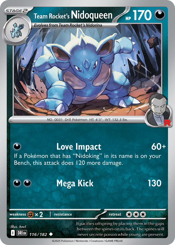 Team Rocket's Nidoqueen - Destined Rivals SET-116