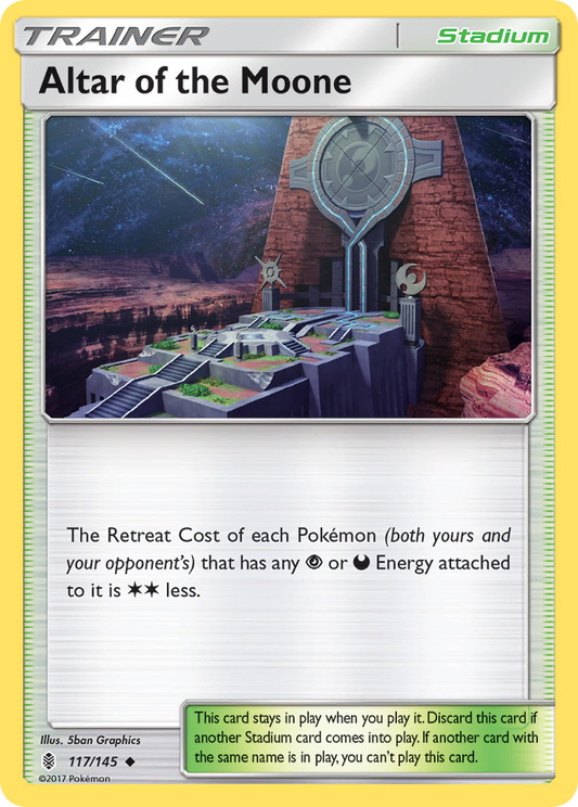 Altar of the Moone (Guardians Rising SET) (Trainer) (Stadium) (Uncommon) (PKM Guardians Rising SET-21)