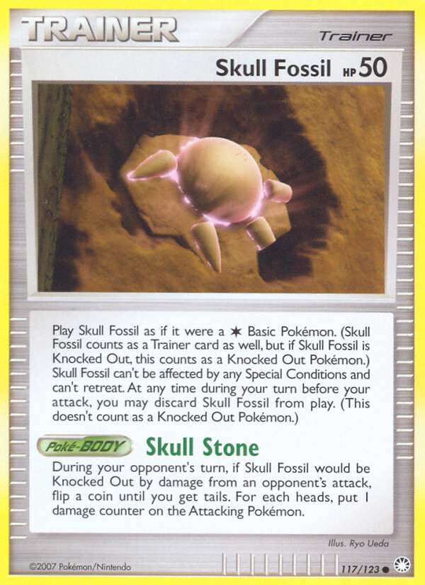Skull Fossil - Mysterious Treasures SET-117