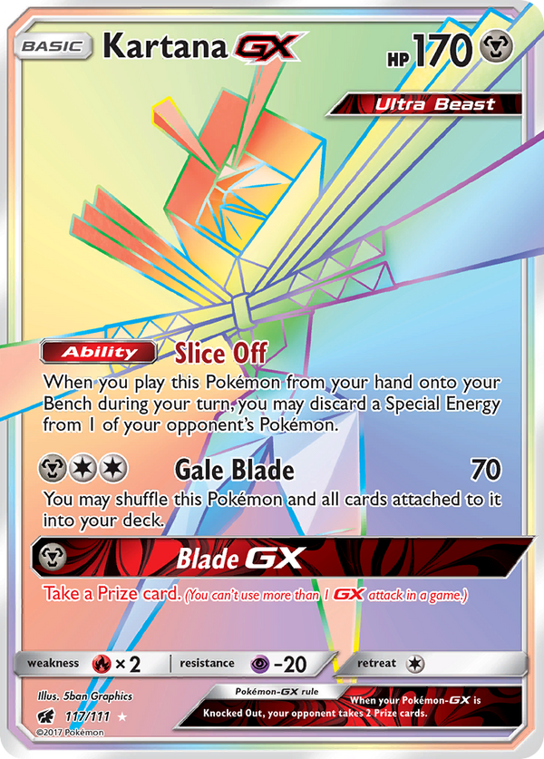 Kartana-GX - Crimson Invasion SET-117