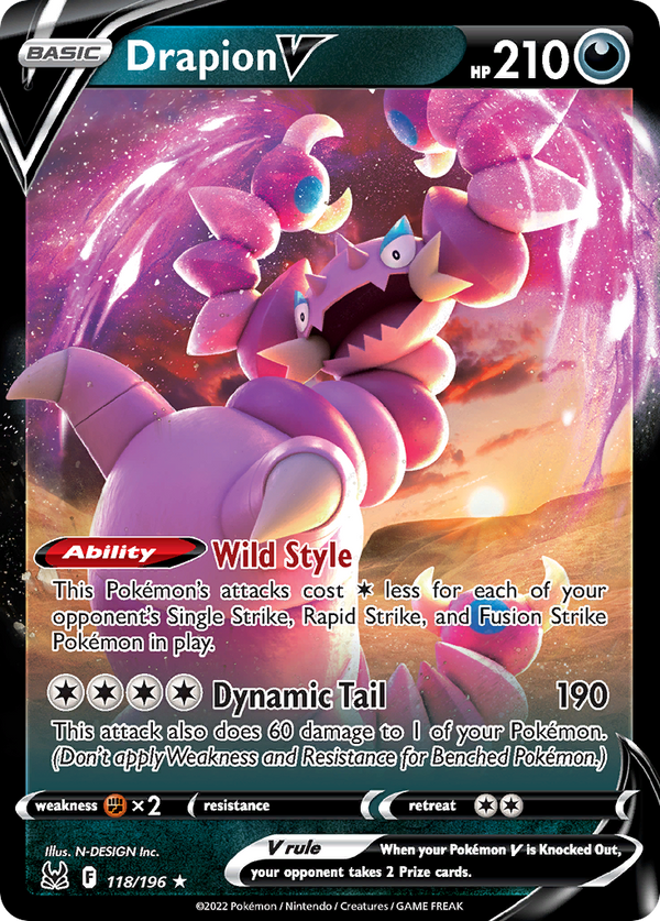 Drapion V - Lost Origin SET-118