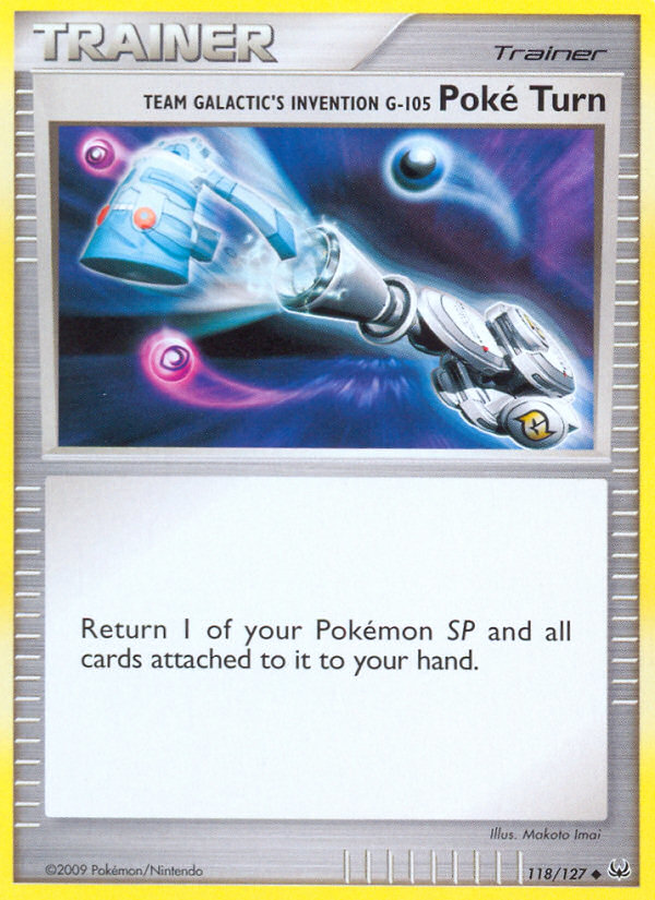 Team Galactic's Invention G-105 Poke Turn - Platinum SET-118