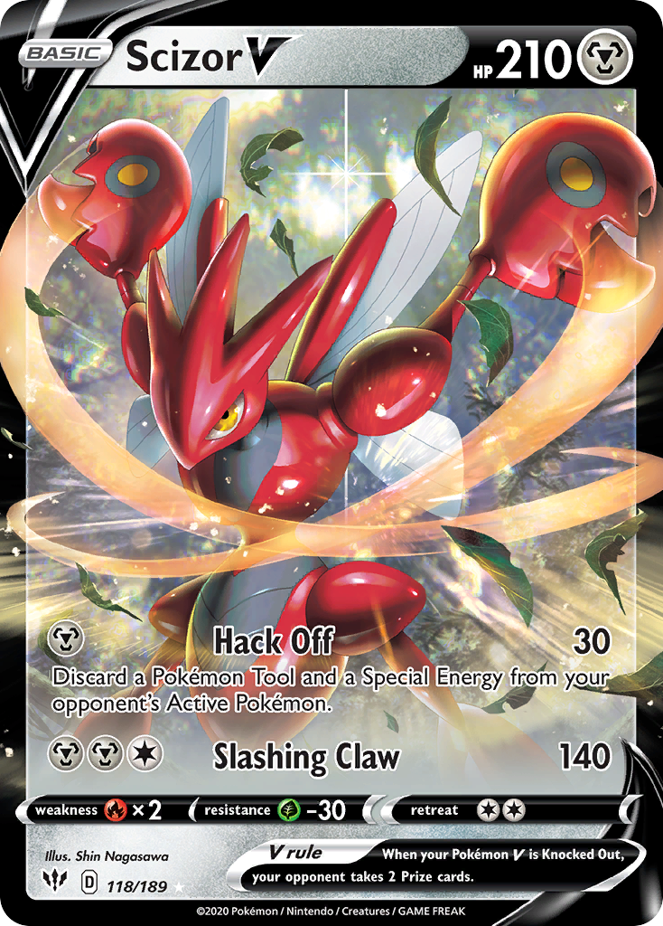 Scizor V - Darkness Ablaze SET-118